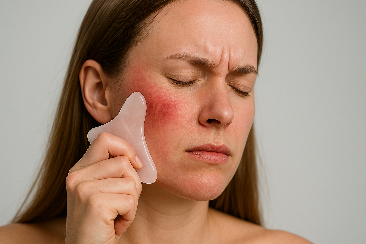 Error al usar Gua Sha en piel seca