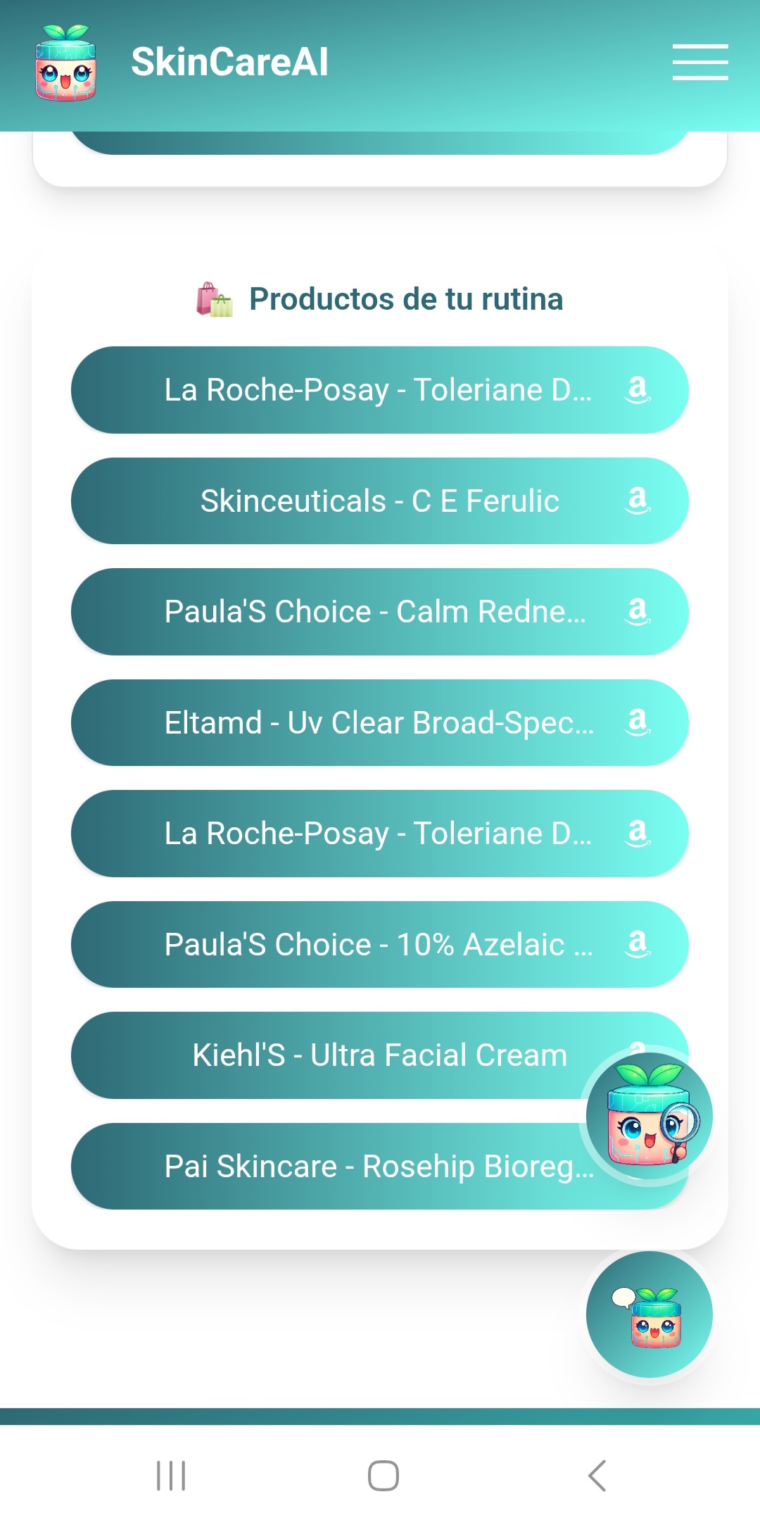 Paso 5: Tu lista de productos