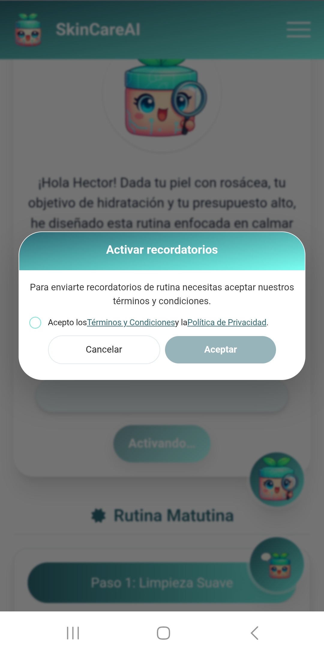 Paso 8: Activa notificaciones y recordatorios